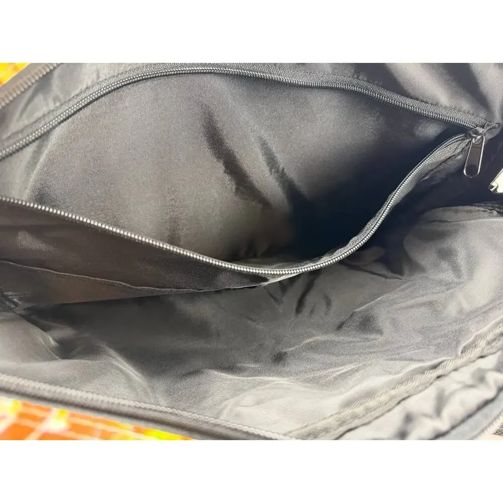 Crocs Graffiti Messenger Laptop Bag Shoulder Bag Jibbitz Black Multicolor